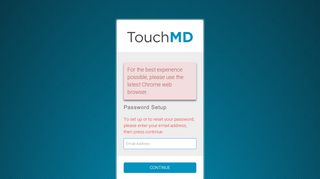 
                            9. TouchMD Login