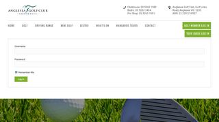 
                            3. Tour Guide Login - Anglesea Golf Club