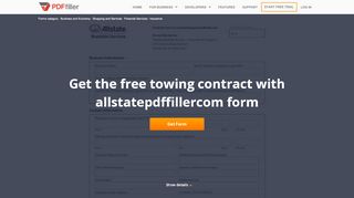 
                            6. Towing Contract With Allstatepdffillercom - Fill Online, Printable ...