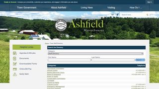 
                            9. Town Staff Directory - Ashfield, MA