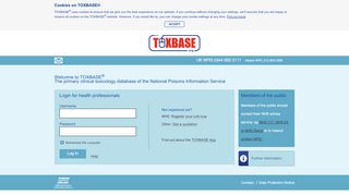
                            1. Toxbase Welcome - toxbasebackup.org