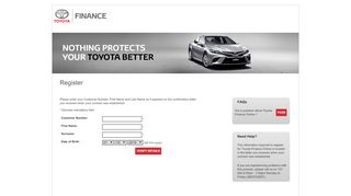 
                            7. Toyota Finance | Register