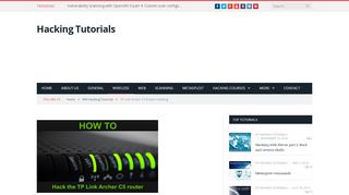 
                            8. TP Link Archer C5 Router Hacking - Hacking Tutorials