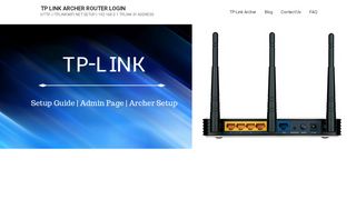 
                            6. TP-Link Archer - Tp link archer router Login | Toll Free ...