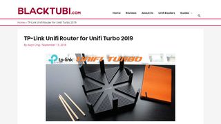 
                            6. TP-Link Unifi Router for Unifi Turbo 2019 - Blacktubi