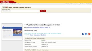 
                            7. Tplhronline.Com: ~ TPL's Human Resource Management System