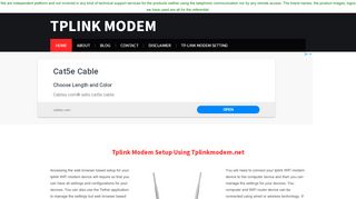 
                            9. tplinkmodem.net | TP-Link WiFi Modem Login | Router Login