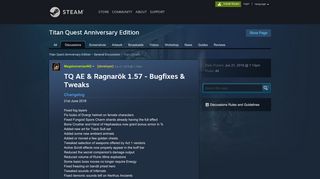 
                            2. TQ AE & Ragnarök 1.57 - Bugfixes & Tweaks :: Titan Quest ...