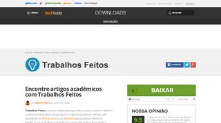 
                            8. Trabalhos Feitos | Download | TechTudo