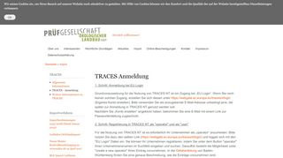 
                            10. TRACES Anmeldung | Prüfgesellschaft Ökologischer Landbau mbH