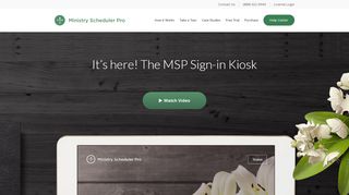 
                            2. Track Attendance with MSP's Sign-in Kiosk | Ministry ...