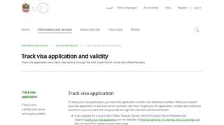 
                            2. Track visa application and validity - The Official Portal of the UAE ...