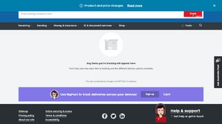 
                            1. Track your items - Australia Post