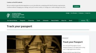 
                            7. Track your Passport - Department of Foreign Affairs and Trade