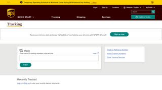 
                            5. Track Your UPS Shipment | UPS - Malaysia