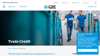 
                            2. Trade Credit - QBE European Operations