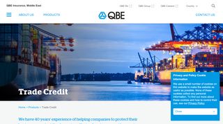 
                            5. Trade Credit - QBE Insurance, Middle East