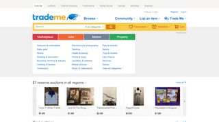 
                            1. Trade Me - Buy online and sell with NZ's #1 auction ...