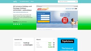 
                            8. tradesite.jet2holidays.com - All Inclusive Holidays and ...