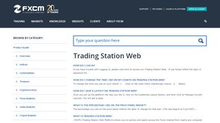 
                            3. Trading Station Web - FXCM Support