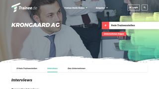 
                            7. Trainee KRONGAARD AG - freie Traineestellen