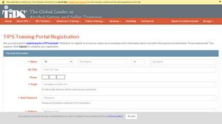 
                            1. Trainer Portal Registration - GETTIPS.com