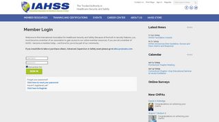 
                            1. Training and Certifications - IAHSS