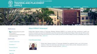 
                            8. Training and Placements Department - mnnit