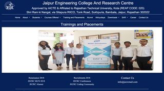 
                            5. Training and Placements - JECRC