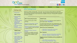 
                            5. Training | APD Training Portal - Agency for Persons with Disabilities