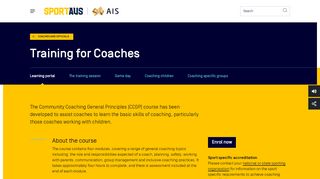 
                            1. Training for Coaches | Sport Australia