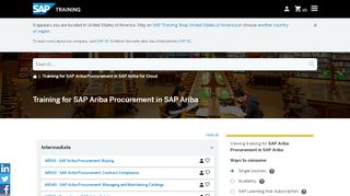 
                            6. Training for SAP Ariba Procurement in SAP …