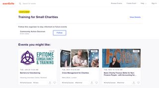 
                            9. Training for Small Charities Tickets, Tue, Jun 18, 2019 at 12 ...