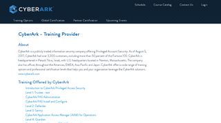 
                            6. Training Provider - CyberArk - CyberArk