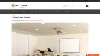 
                            9. Training Room Solution - Atlona® AV Solutions - Commercial ...