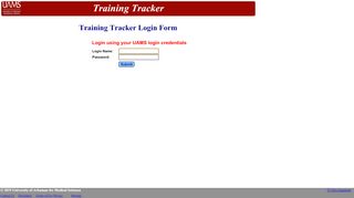 
                            7. trainingtracker.apps.uams.edu