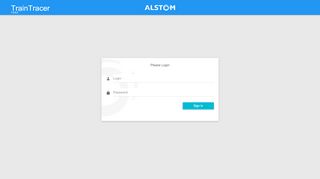 
                            8. TrainTracer authentication - Alstom