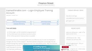 
                            7. trainwithmable.com - Login Employee Training Account ...