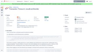 
                            6. Transaction Timeout in JavaEventHandler - issues.apache.org