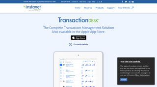 
                            2. TransactionDesk - Instanet Solutions