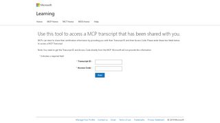 
                            6. Transcript Sharing Tool - mcp.microsoft.com