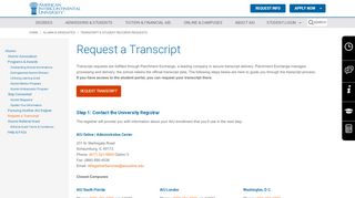 
                            6. Transcript & Student Records Requests | AIU