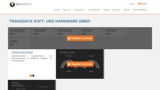 
                            9. TRANSDATA Soft- und Hardware GmbH | ISVWorld