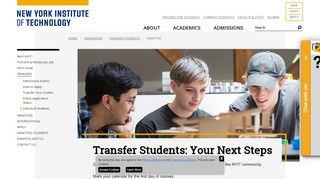 
                            3. Transfer Students: Your Next Steps | Admissions | NYIT