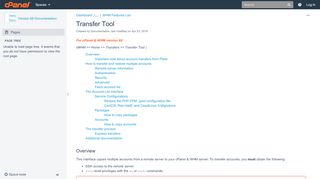 
                            9. Transfer Tool - Version 68 Documentation - cPanel ...