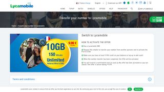 
                            5. Transfer your number to Lycamobile - Lycamobile