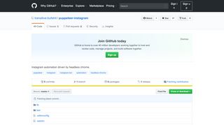 
                            3. transitive-bullshit/puppeteer-instagram: Instagram automation ... - GitHub