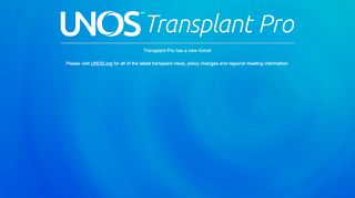 
                            5. Transplant Pro - UNOS
