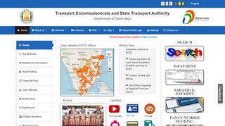 
                            2. Transport Department, Govt of Tamil Nadu, India