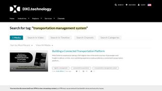 
                            2. transportation management system - DXC Technology Media Portal